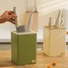 2025 New Multifunctional Kitchen Knife Holder Knife Block Set Knife Case Chopstick Barrel, Knife Storage Rack Countertop Shelf