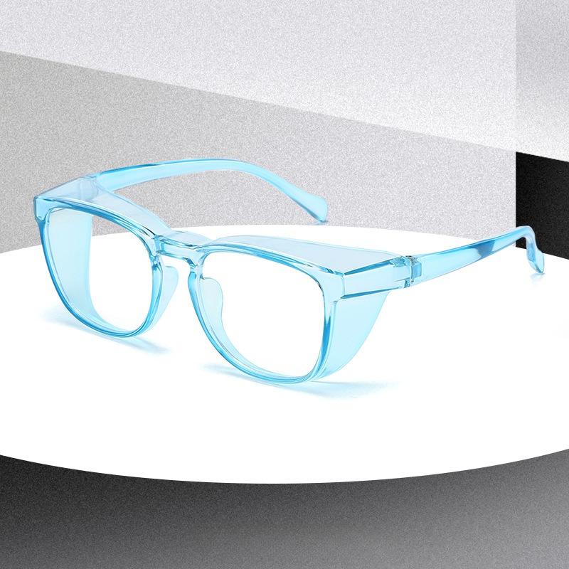 Non-polarized Fashion High Definition Transparent Anti Blue Light Goggles Men Women Anti Fog Anti Dust Sand-proof Protection Eyeglasses