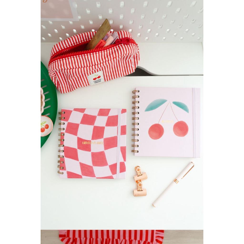 Квадратный набор 15x15 см из 2 спиральных ежедневников на неопределенный срок и блокнота Rainbow