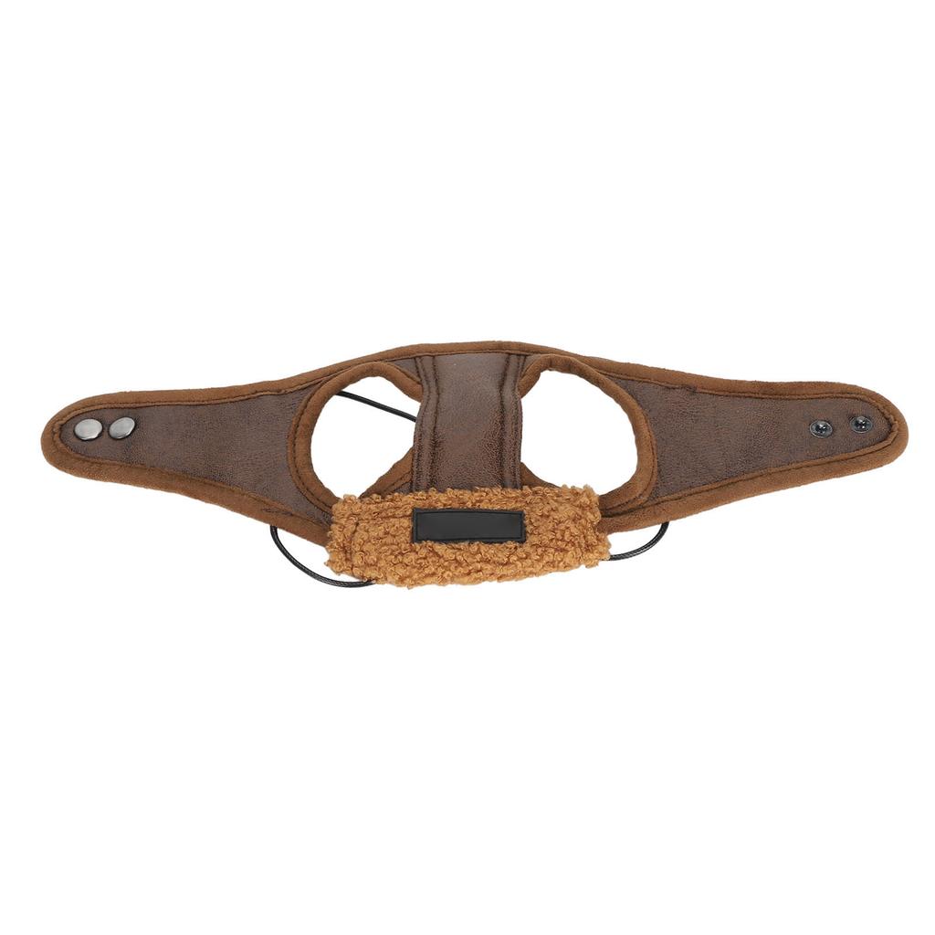 Собачья авиационная шапка Мягкая Теплая Регулируемая Веревка Ретро Модная Зимняя Шапка для Питомца с Ушами для Холодной Погоды Повседневная Вечеринка