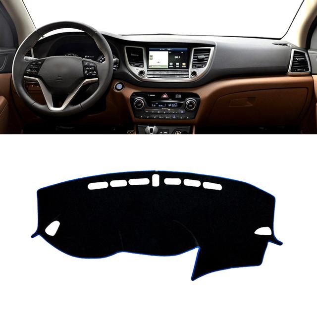 Для Hyundai Tucson TL 2015 2016 2017 2018 2019 2020 чехол на приборную панель автомобиля, избегайте света, коврик для панели приборов, коврики, аксессуары
