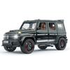1/32 Scale Brabus G800 Diecast Car Model Toy, Pull Back Toy Vehicle with Sound and Light for Kids Toddler Boys Girls Gift Collection