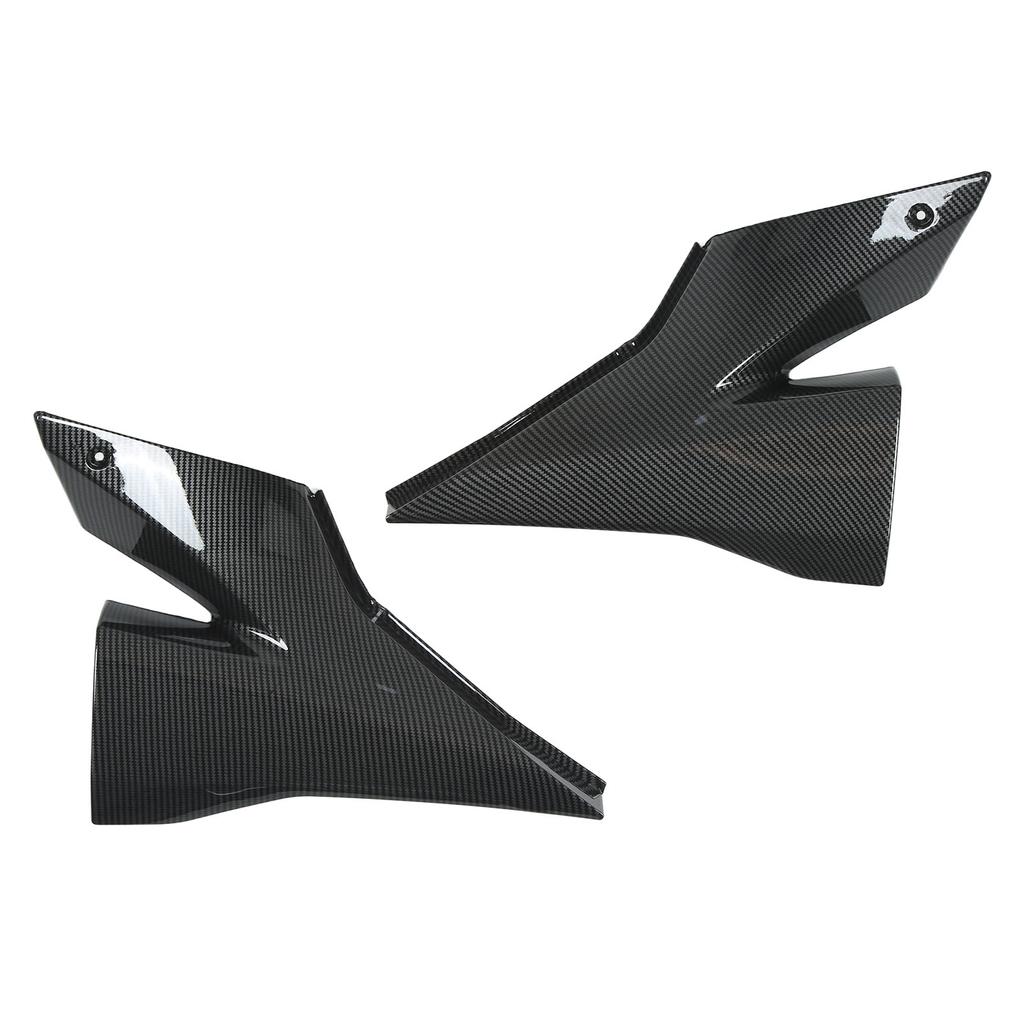 2PCS Motorcycle Fuel Tank Side Panel Cover Carbon Fiber Style Fairing Replacement for ZX 10R 2004‑2005