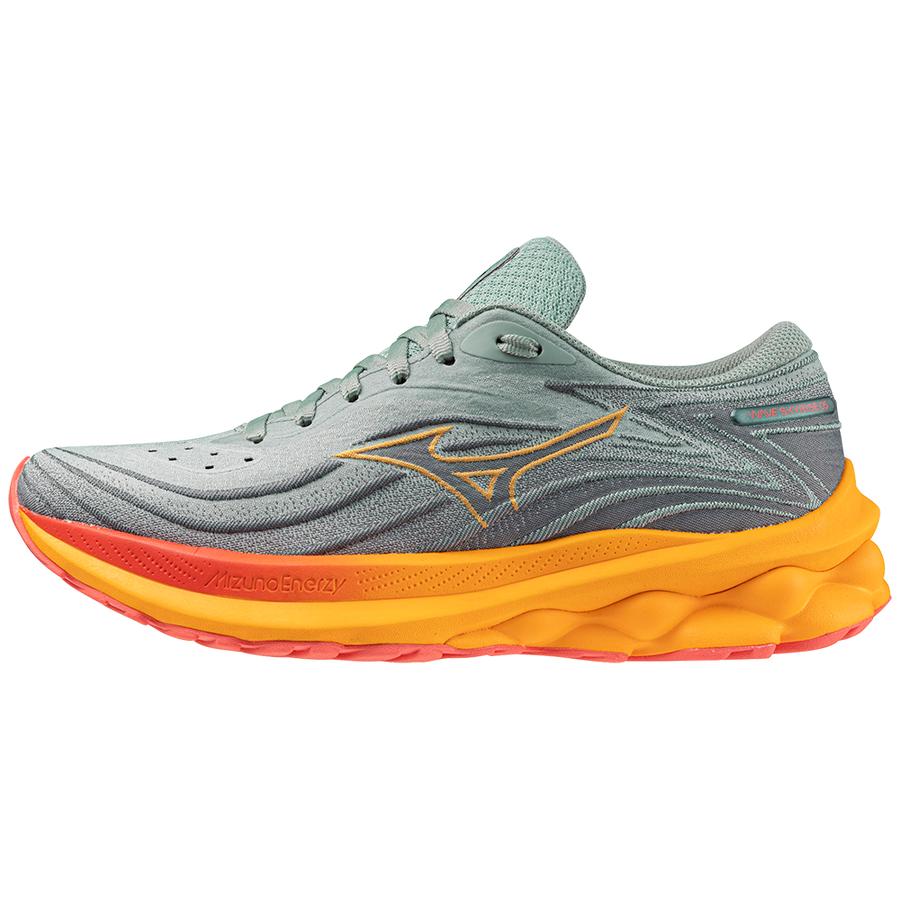 Sports shoes Mizuno orange Wave Skyrise 5