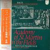 LP Пластинка НЕВИЛЛ МАРРИНЕР, АКАДЕМИЯ СВ.. МА - Бах: Бранденбургские концерты Первый V SFX85078 PHILIPS 1972 Япония Оби Классика Б/У