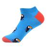 Men's Quality Business Ankle Socks Casual Novelty Graffiti Food Geometric Lattice Colorful Summer Happy Combed Cotton Short Sock