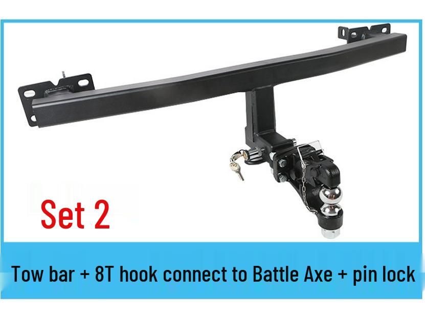 Совместимый буксировочный крюк для Mercedes-Benz GLK350/260/300 - Задний съемный крюк для прицепа и буксировки