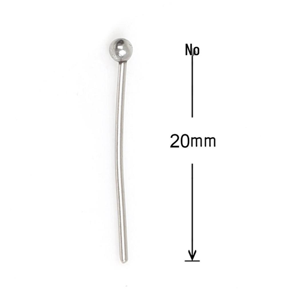 200 нержавеющих Т-образных булавок с крупными головками, нетускнеющие бусинные иглы для DIY-украшений.