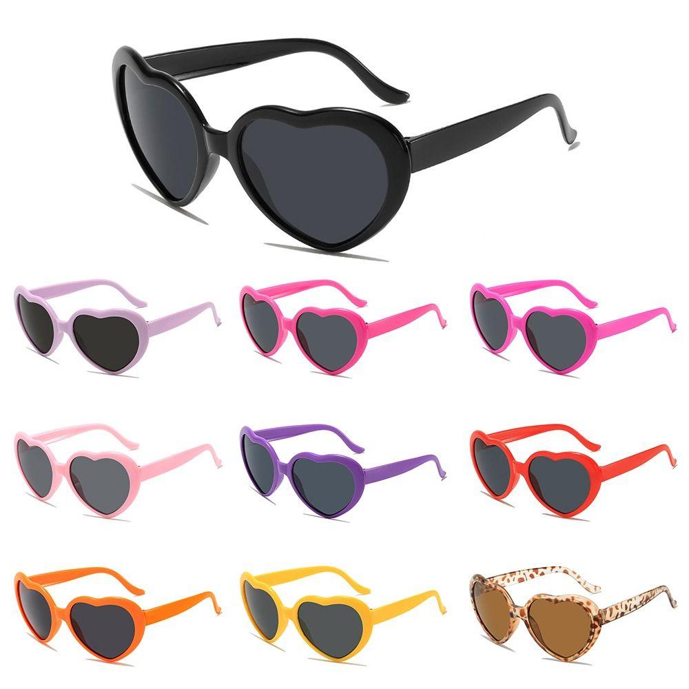 Cosplay Heart Sunglasses Halloween Party Glasses Trendy Women's Accessories for Women