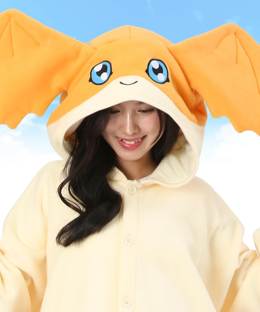 Character Fleece Kigurumi Digital Monster Patamon [SAZAC]