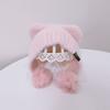 Plush Winter Baby Hat Pompom Ear Protection Warm Knitted Beanie Cap