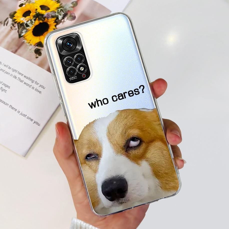 Для Xiaomi Redmi Note 11 Чехлы Redmi Note 11s Чехол Популярный Цветок Бабочка Мягкий Прозрачный Чехол Для Redmi Note11 Note11S 5G Fundas