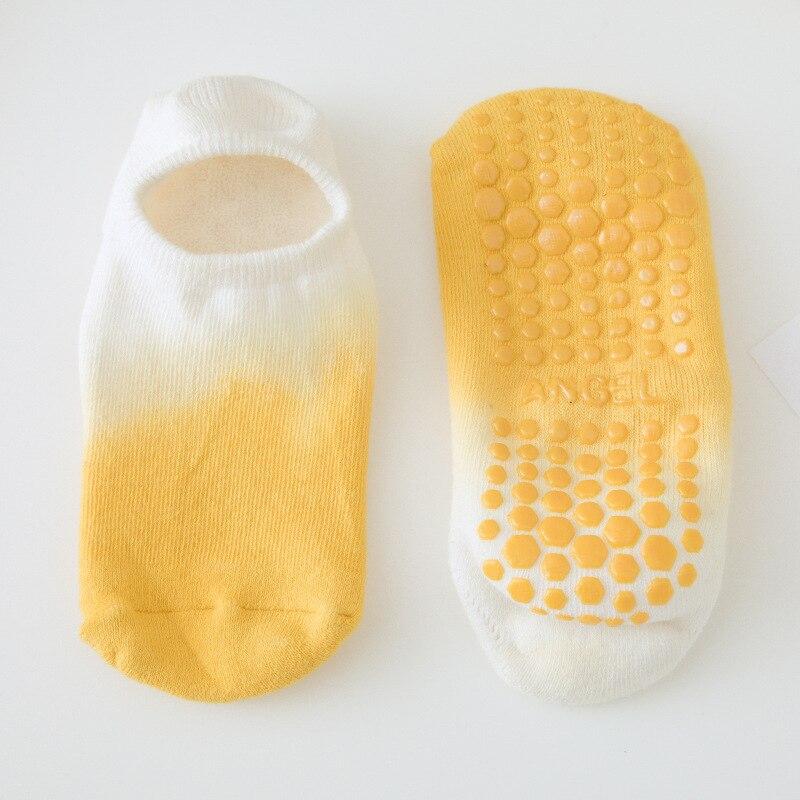 Носки для йоги Профессиональные силиконовые нескользящие спортивные носки для танцев с низким вырезом Хлопковые дышащие носки для фитнеса, тренажерного зала, йоги, балета, пилатеса