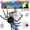 30-200CM Hairy Giant Spider Decoration Halloween Prop Haunted House Party Decor Plush Stuffed Toys Dolls