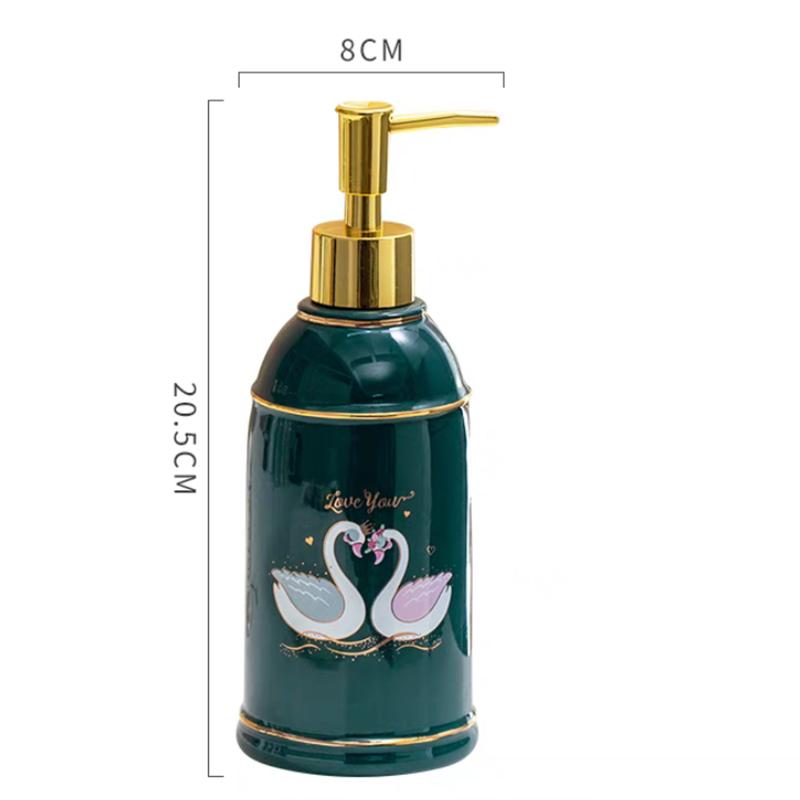 Керамическая бутылка для жидкого мыла Дозатор для мыла Контейнер для мыла Насос для мыла Дозатор для мыла Заправляемая бутылка для мыла