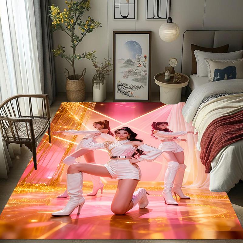 Vibrant Fashion Playful Elegance carpet Living room and bedroom mats Suitable for all seasons Office chair cushion Protective pad Room
