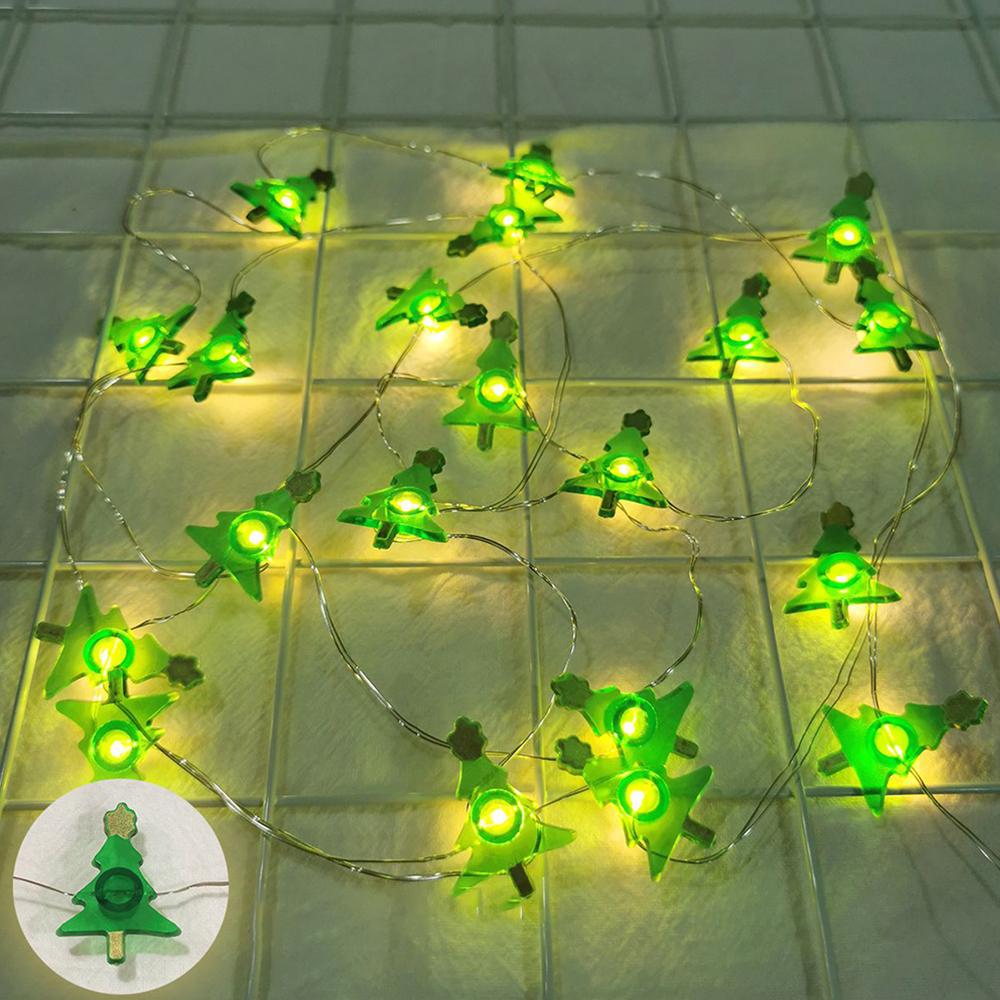 Runtowo Santa Claus Snowman LED Light String Christmas Decoration For Home Xmas Tree Ornament 2026 Navidad Gift 2026 New Year