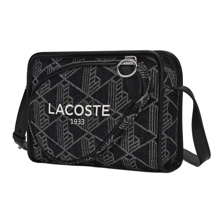 Lacoste Классическая джинсовая сумка через плечо с логотипом Женская сумка через плечо Черная NF5115HK-R33