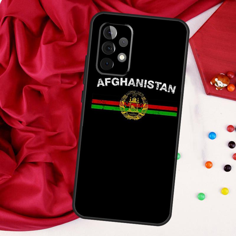 Афганский Афганистан Флаг Для Samsung Galaxy A26 A05 A06 A16 A54 A34 A14 A22 A32 A52 A55 A35 A15 A53 A13 A56 A36 Чехол