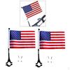 2 Handlebar US Flag Banner Safety Sign