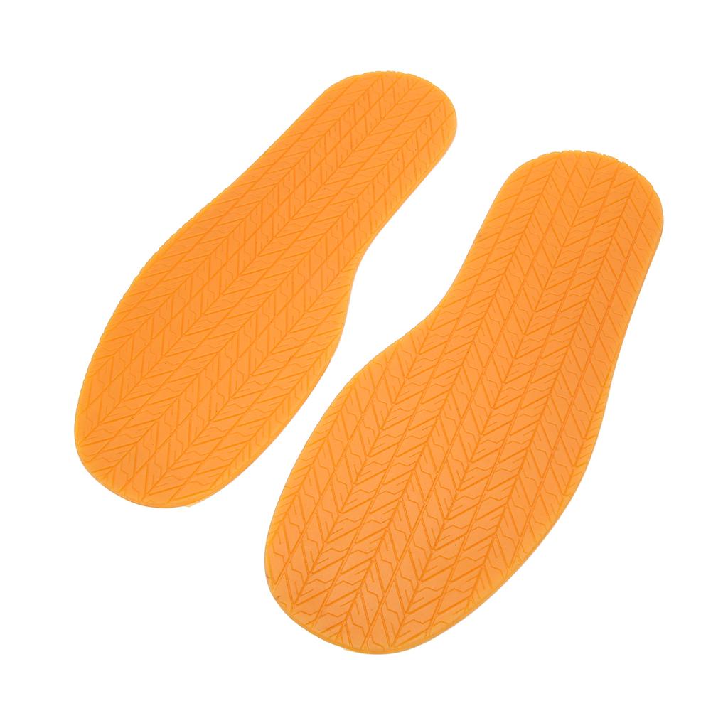 1 пара полных стелек 12,7 дюйма   4,9 дюйма в ширину Противоскользящие Поглощающие шум Резиновая подошва для обуви для ремонта Замены