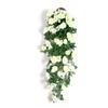 Good Home Decor Home Garden Decor Hanging Rose Flowers Vine Plant Indoor Fake Artificial  Flower Outdoor