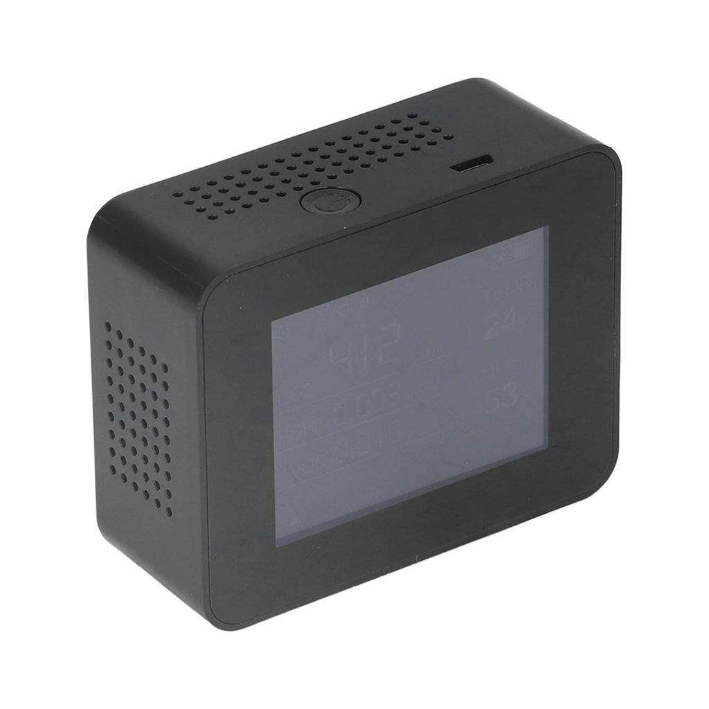 Portable Carbon Dioxide Detector USB Charging Temperature and Humidity Tester with Color Screen