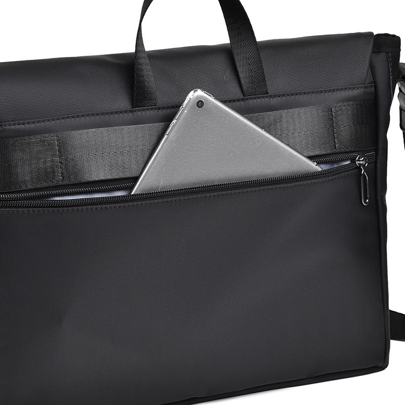 Мужской портфель, сумка через плечо, большая вместительная сумка через плечо, мужская черная легкая сумка-мессенджер для пригородных поездок