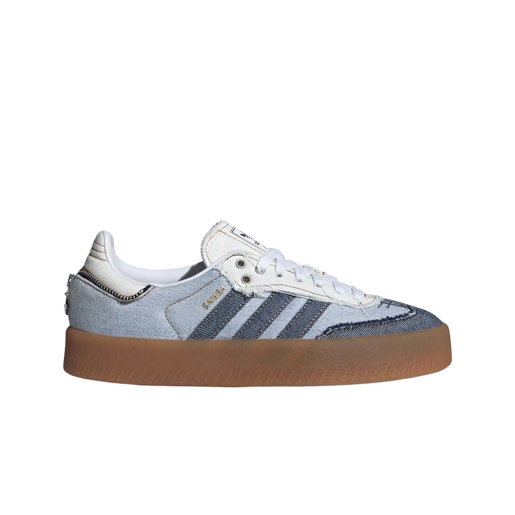 (w) Adidas X Atmos Sambae Stacked Denim Cloud White Mesa