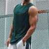 Gym Tank Top Men Running Vests Mesh Quick Dry Bodybuilding Sleeveless Shirt Fitness Singlets Basketball Sportswear Clothing