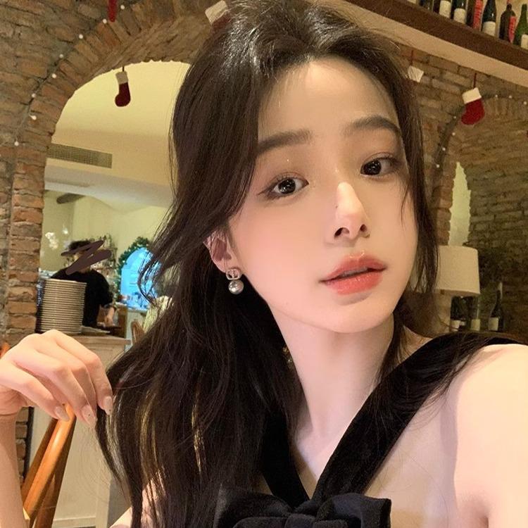 Сладкие Серьги-клипсы CD Pearl для богатой леди - Роскошные серьги-пусеты высокого класса для женщин, Идеальные для осени/зимы, Не требуют прокола