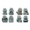 4PCS New Chinese Style Buddha Statue Zen Little Monk Ornaments New Monks Buddhism Figurines