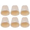 6PCS Modern Simple Chandelier Pendant Lamp Shade Cover Fabric Lampshade for Home Wall Light