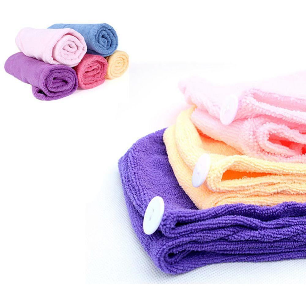 Shower New Spa Bathing Wrap Hat Towel Microfiber Turban Quick Dry Hair