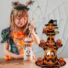 Halloween Tiered Hat Ghost Paper Tray Decor Witch Cake Pumpkin Cake Tower Decoration Dessert Counter Arrangement Pumpkin