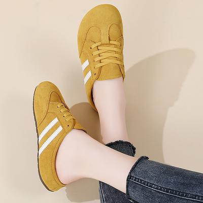 Летний новый тренд женская повседневная обувь стиль колледжа широкий носок мягкая удобная обувь на плоской подошве уличная повседневная спортивная обувь