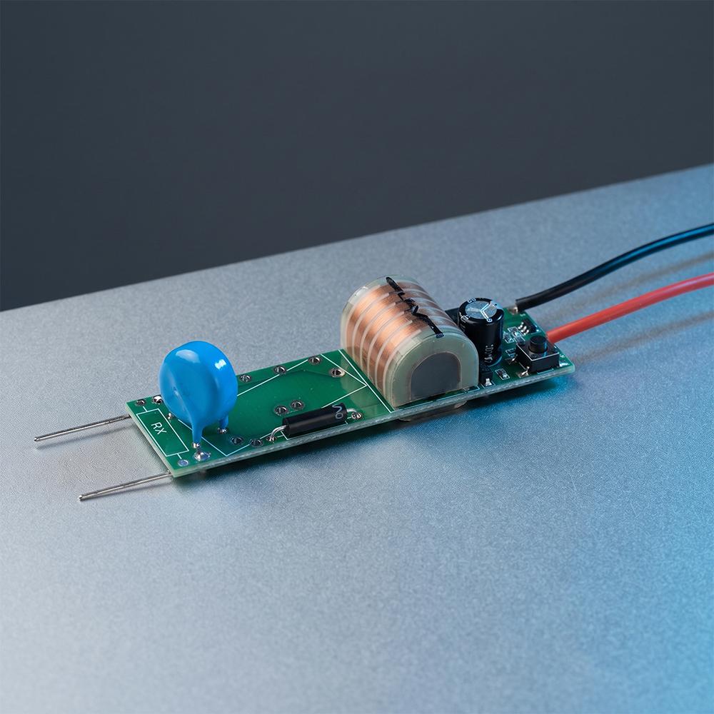 Повышающий модуль высокого напряжения высокой мощности DC 7.4V-12V до DC 15-20KV Генератор высоковольтной дуги Возможность работы без нагрузки