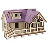 Деревянный 3D DIY Пазл Кабина: Игрушка Модель Виллы Мечты