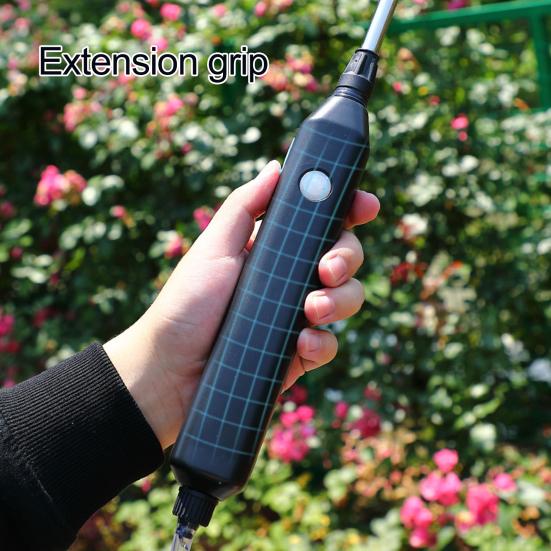 Электрический распылитель, садовый распылитель на батарейках, телескопический распылитель с 2 насадками, распылитель воды для полива растений, мойки автомобилей