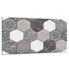 GLASS PROTECTIVE PLATE FOR STOVE 90X52 MOSAIC