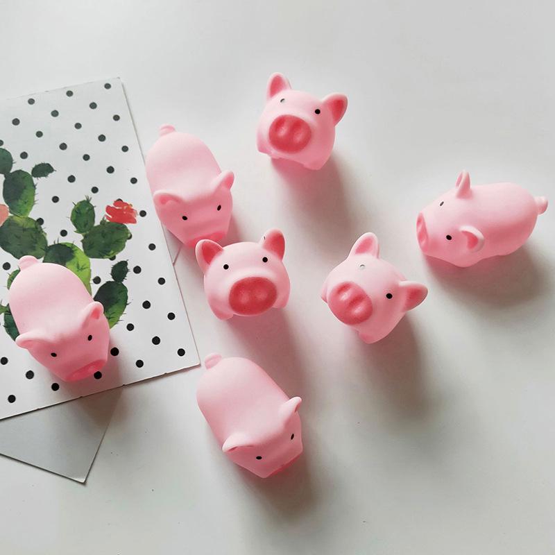 Милая мультяшная розовая свинья виниловая игрушка для розыгрыша - Squishy Vent Pig Gift