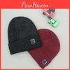R Printing Letter Knitted Hat Solid Color Beanie Caps Windproof Fashion Gifts