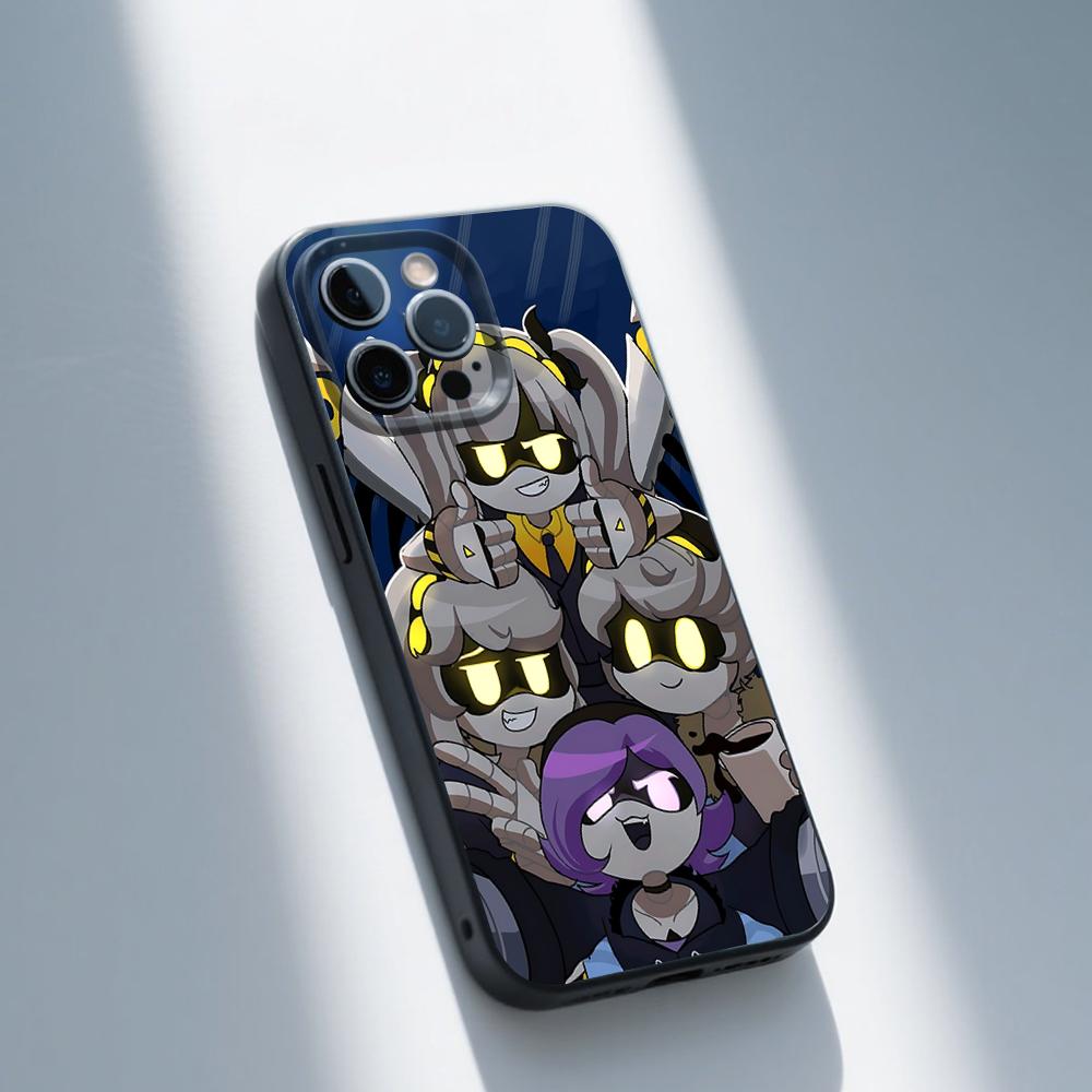 M-Murders Game D-Drones Phone Case For iPhone 16,15,14,13,12,11,Pro,Max,Plus,X,XS,XR,SE,8,7,Mini,Soft Silicone Black Case