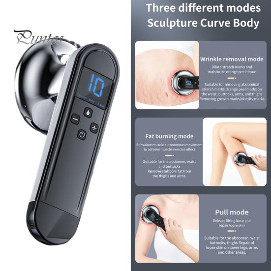 Массажер для тела, средство для удаления целлюлита, антицеллюлитный массажер, беспроводной ручной инструмент для коррекции фигуры, жира на животе, талии, ногах, ягодицах, руках