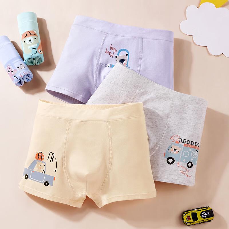 Boys' Pure Cotton Cartoon Print Underwear
