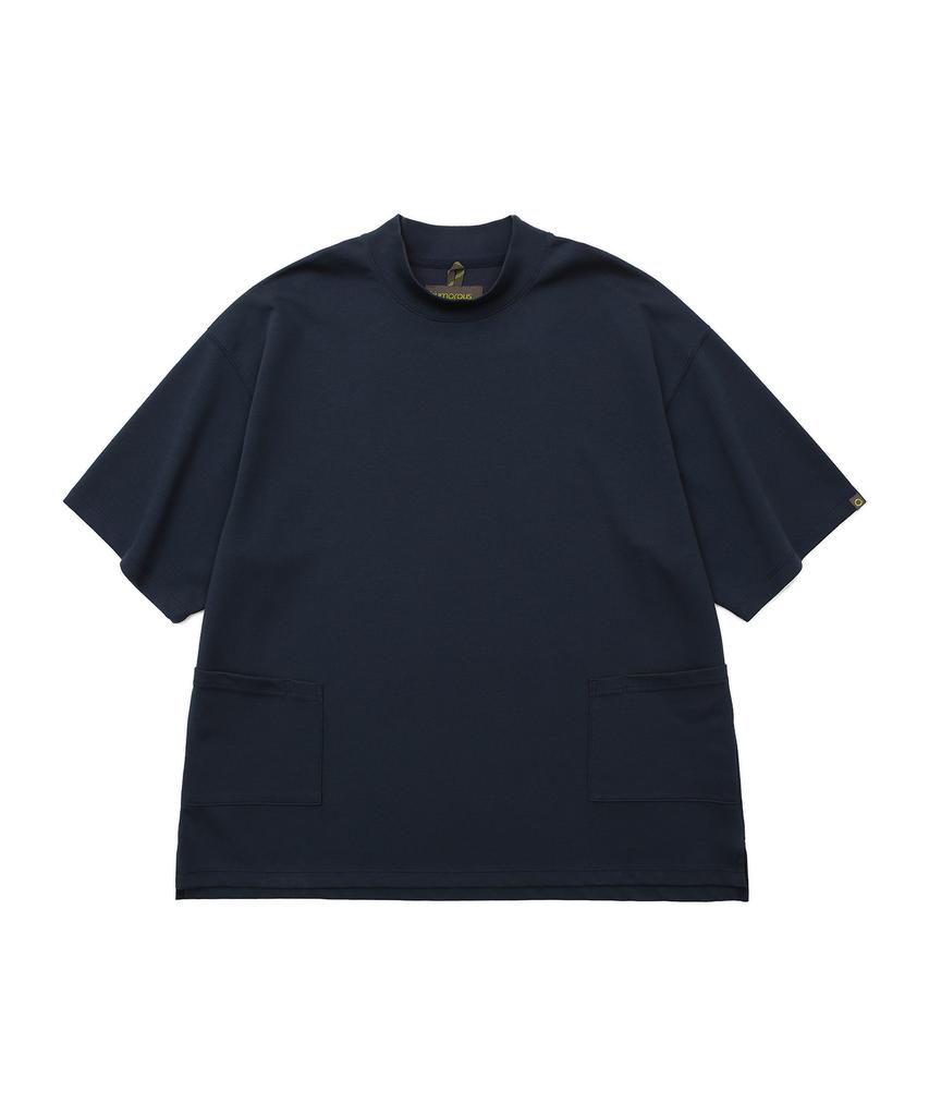HUMOROUS ACCOUNT Athletic Mockneck H/S Tee / Navy
