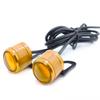 Calm Wish Strobe Light, LED Spot, Compact, Flashing, Flashing, Motorcycle, Car, Stay, Runaway Lamp, Yellow, Set of 2, Universal