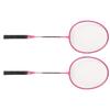Badminton Rackets Iron Alloy Lightweight Badminton Racquets with 3 Balls for Beginners Student