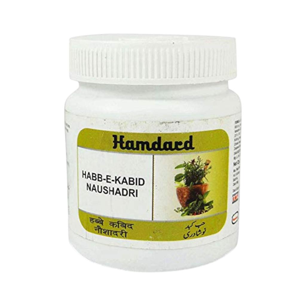 Hamdard Хабб-е-Кабид Наушадри 100 г Упаковка 3 шт. | Травяная поддержка пищеварения для здоровой печени и легкого пищеварения