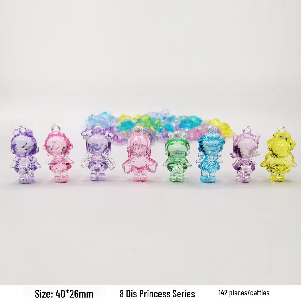 Colorful Mini Acrylic Milk Bottle Cartoon Ornaments - Cute Handmade DIY Decorative Accessories